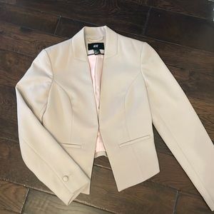 HM nude blazer